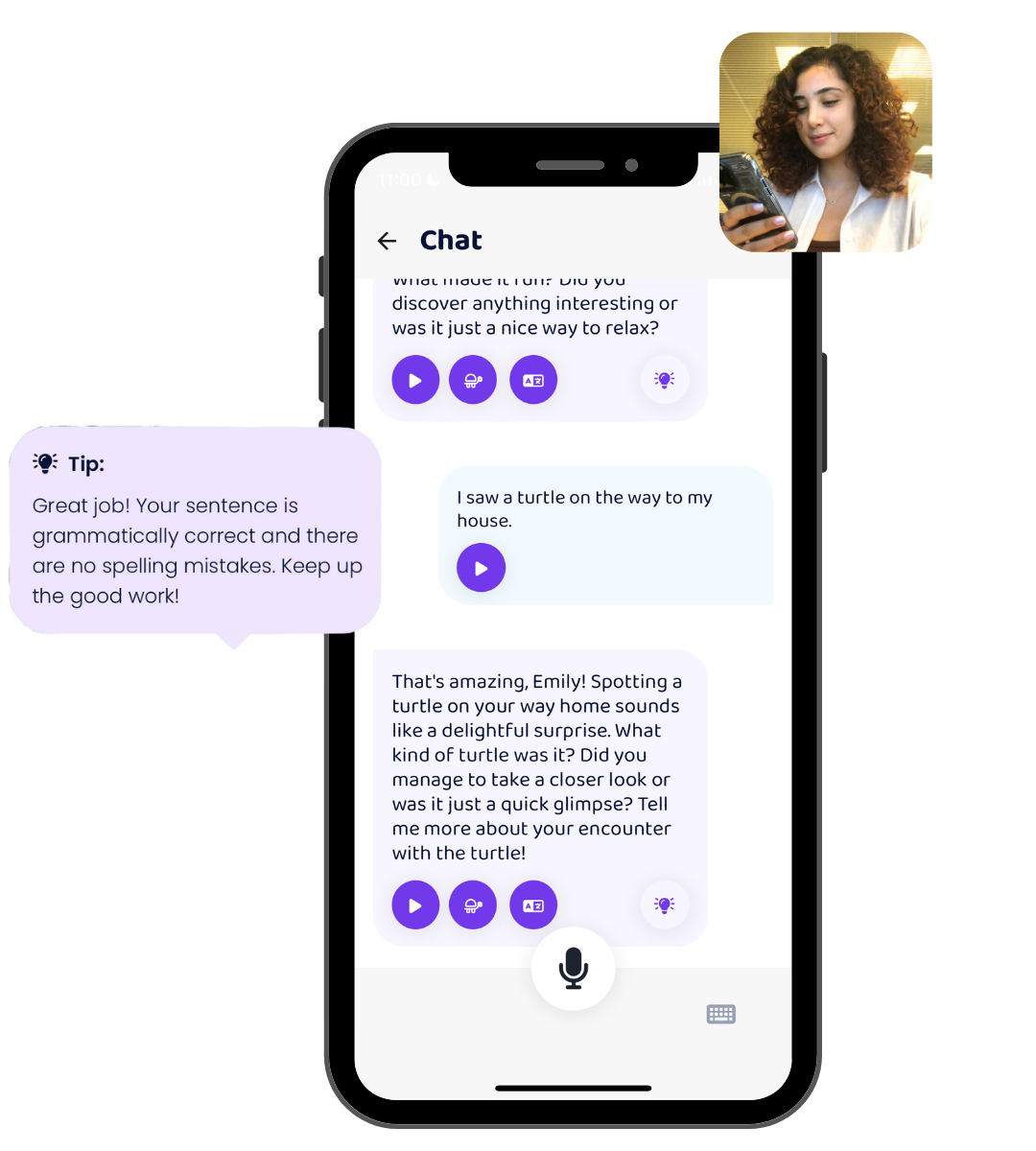 Mobile App - Gipi: AI English Speaking Pal